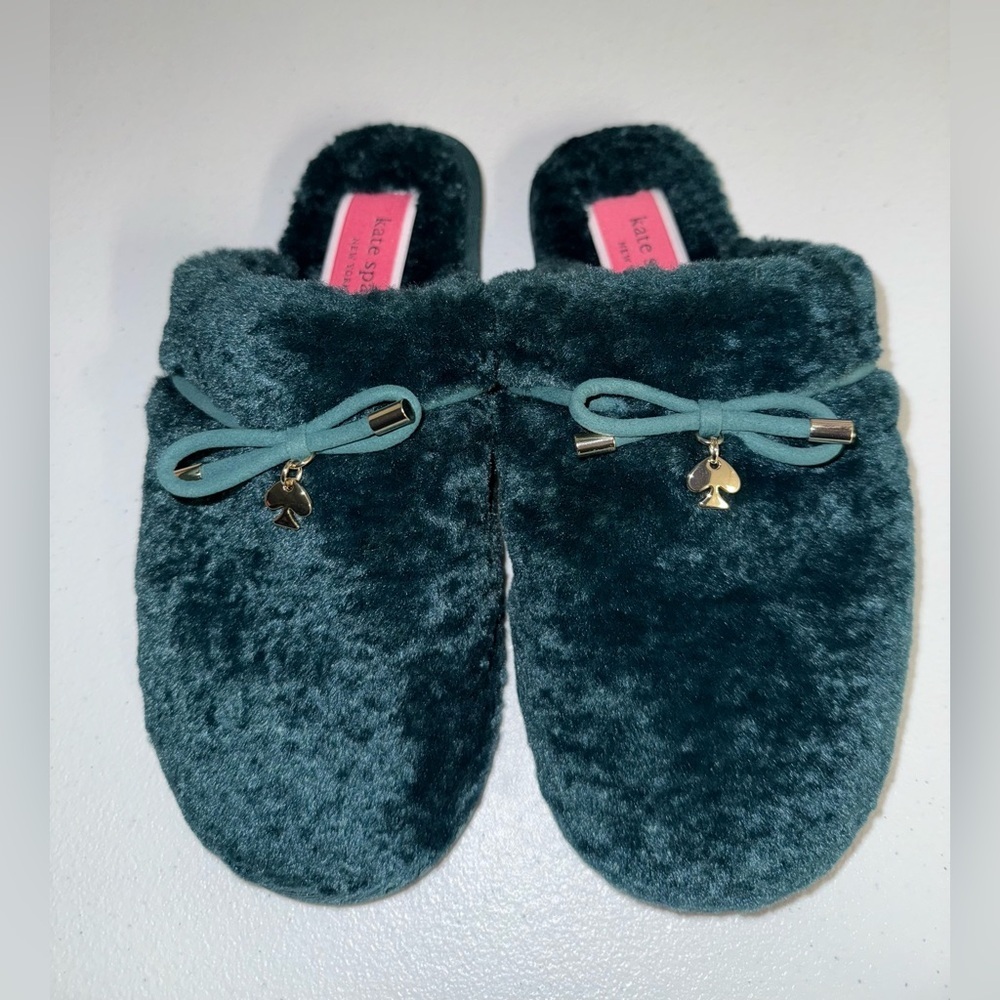 Kate Spade Green Slippers Size 6B